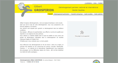 Desktop Screenshot of demenagement-gilbertgrospiron.com