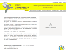 Tablet Screenshot of demenagement-gilbertgrospiron.com
